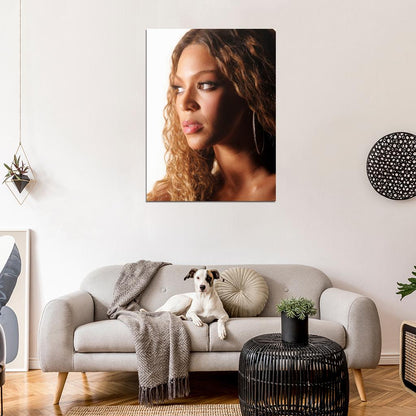 Beyonce Portrait Pop R&B Music Singer Wall Art Print Poster