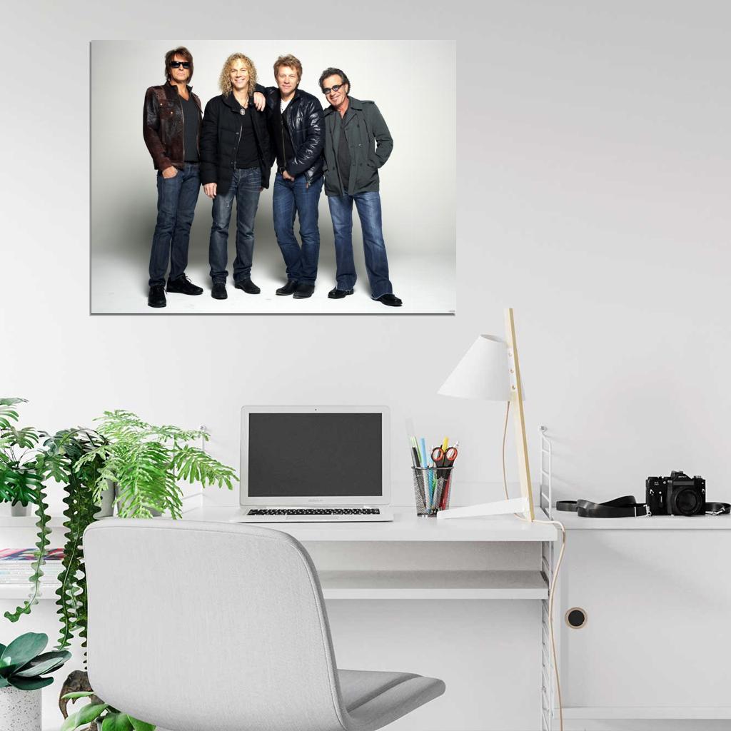 Bon Jovi Rock Music Band Group Wall Art Print Poster