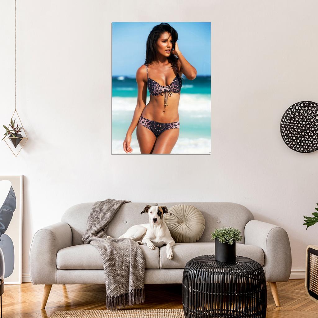 Emanuela De Paula Sexy Hot Model Wall Art Print Poster