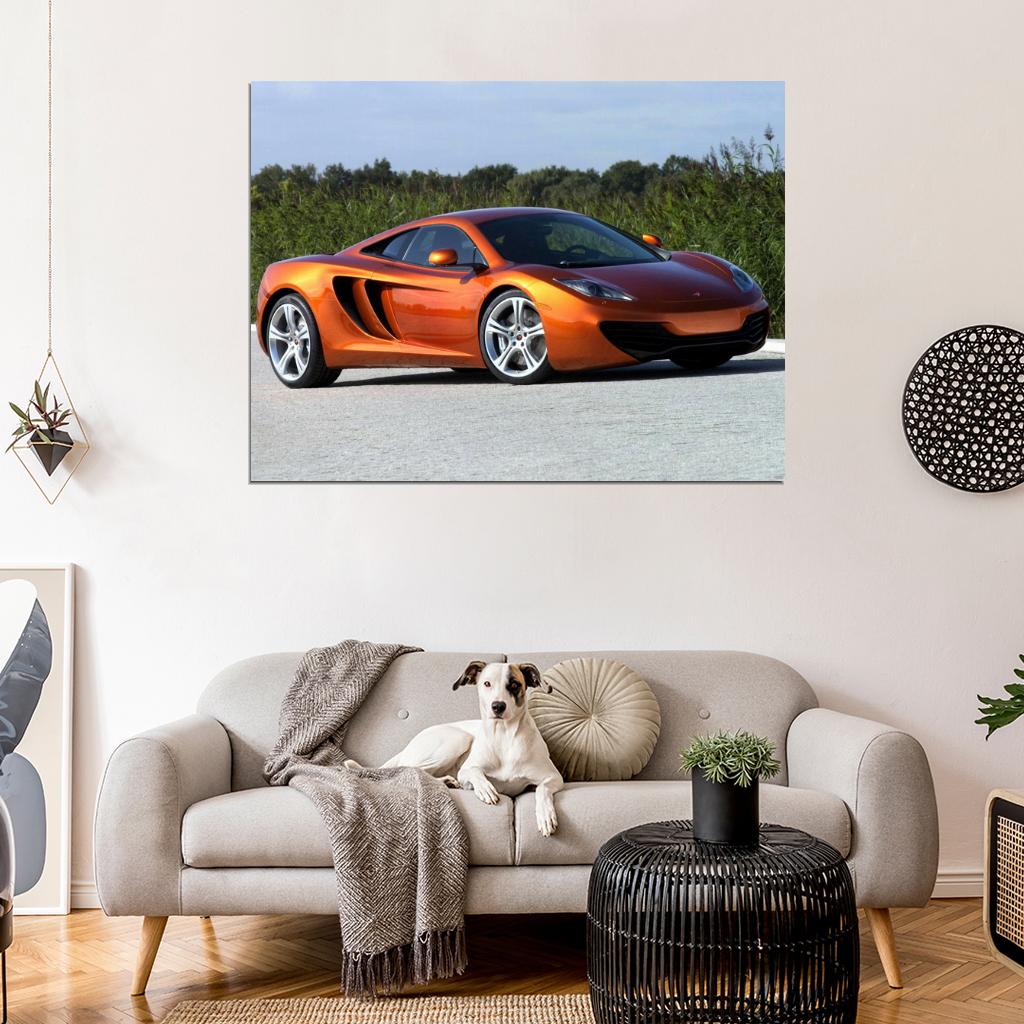 McLaren MP4-12C Amazing Cool Car Wall Art Print Poster