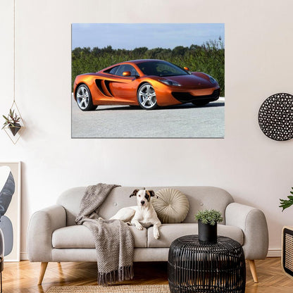 McLaren MP4-12C Amazing Cool Car Wall Art Print Poster
