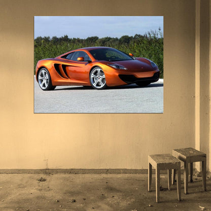 McLaren MP4-12C Amazing Cool Car Wall Art Print Poster