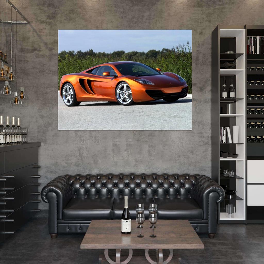 McLaren MP4-12C Amazing Cool Car Wall Art Print Poster