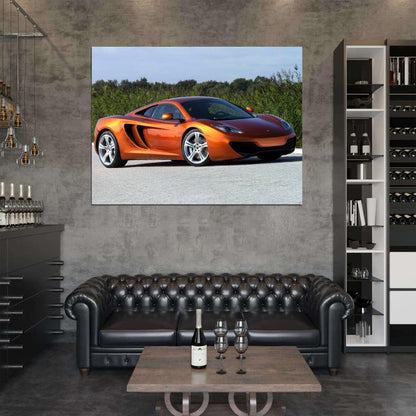 McLaren MP4-12C Amazing Cool Car Wall Art Print Poster