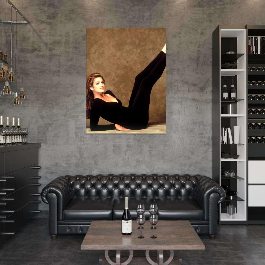 Cindy Crawford Model Actress Wall Art Print Poster