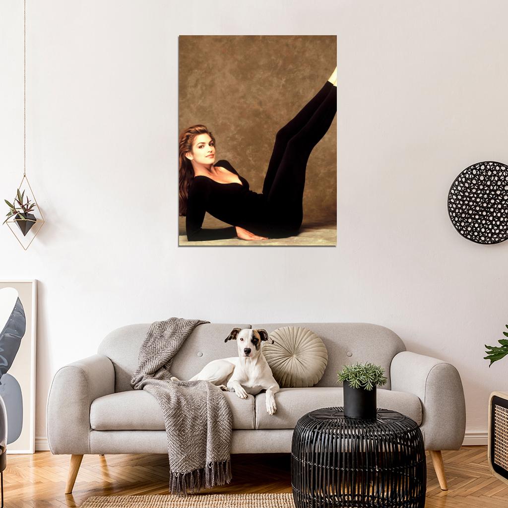 Cindy Crawford Model Actress Wall Art Print Poster