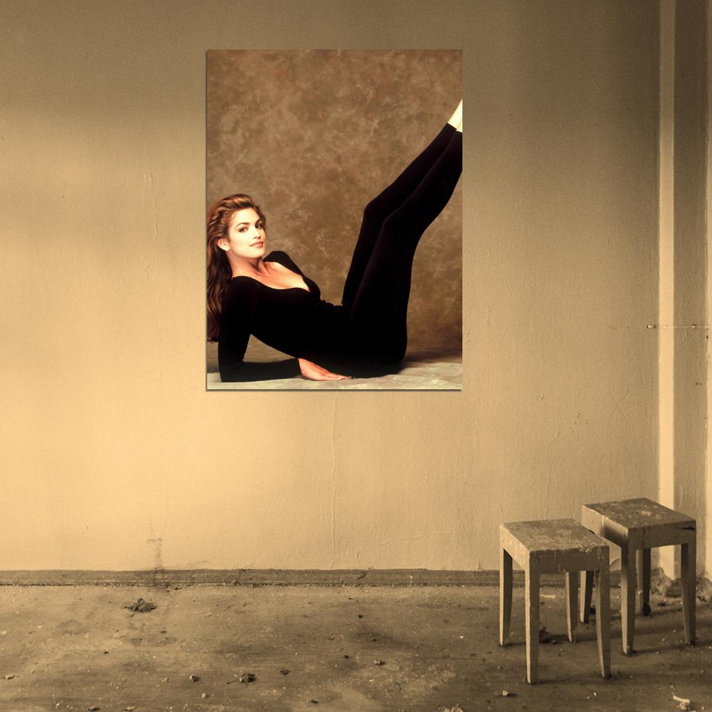Cindy Crawford Model Actress Wall Art Print Poster