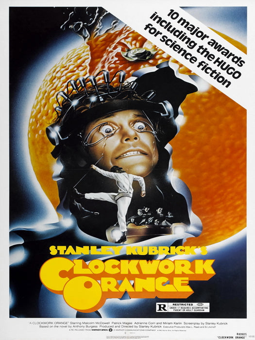 A Clockwork Orange Kubrick Movie Retro Vintage Wall Art Print Poster