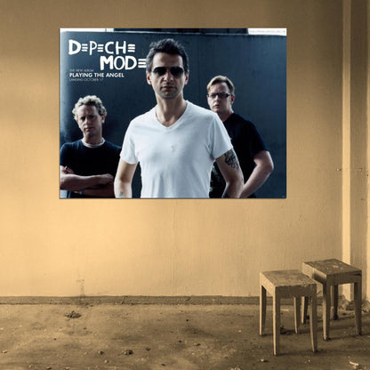 Depeche Mode Electronic Music Band Group Wall Art Print Poster