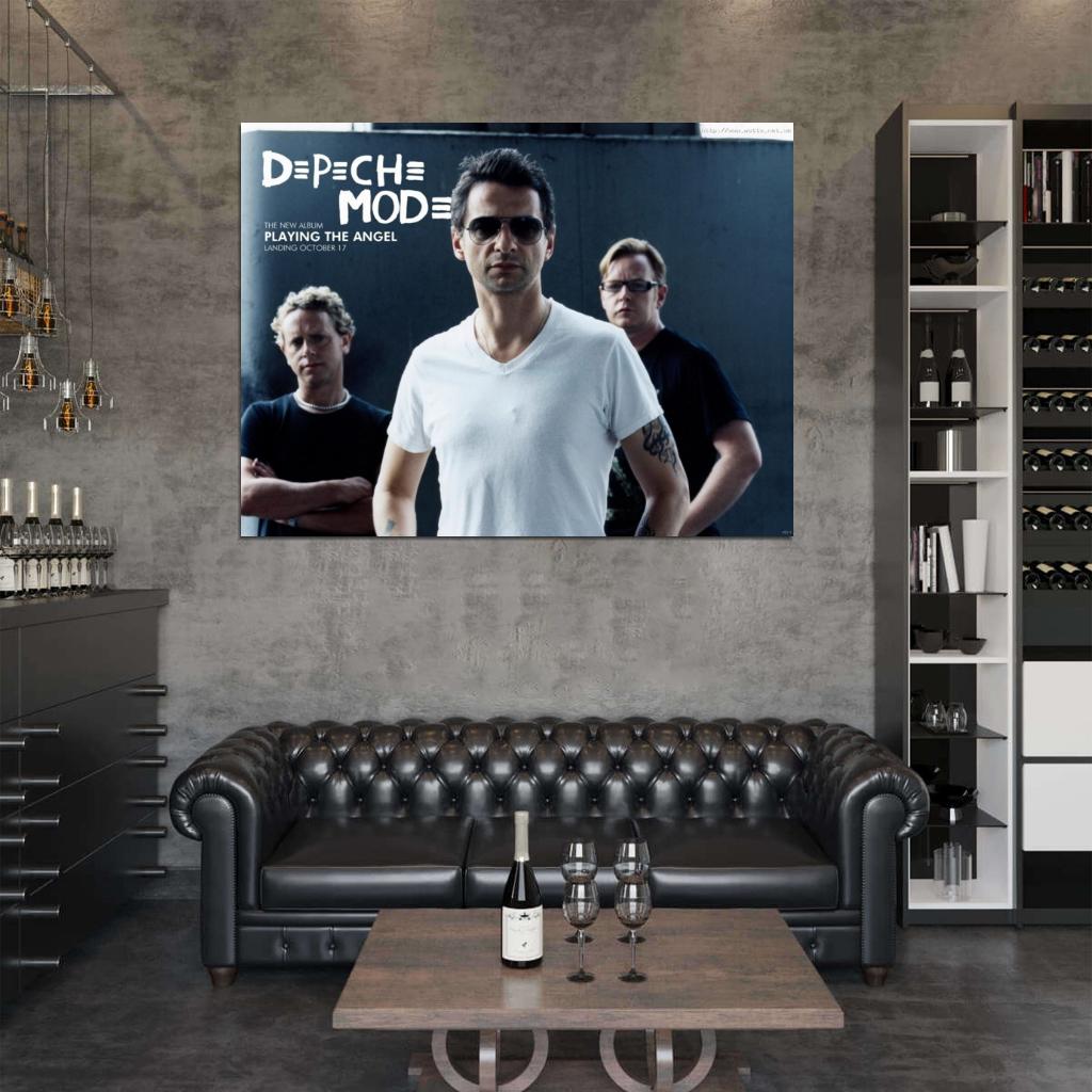 Depeche Mode Electronic Music Band Group Wall Art Print Poster