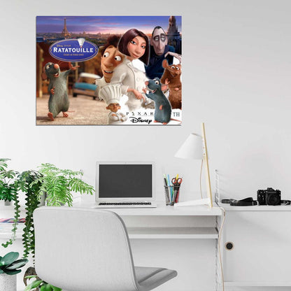 Ratatouille Characters Movie Wall Art Print Poster