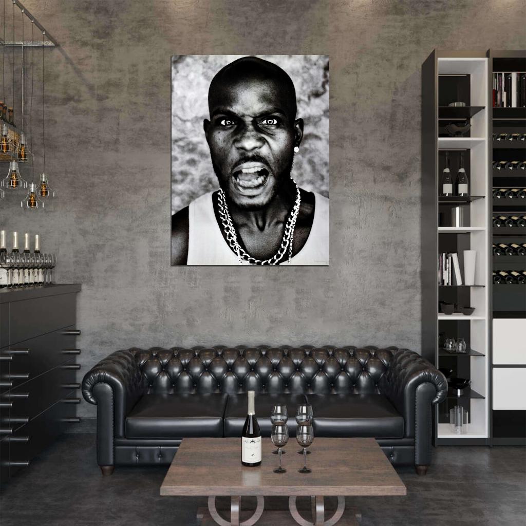 DMX Amazing Cool Portrait Rap Hip Hop Singer Wall Art Print Poster