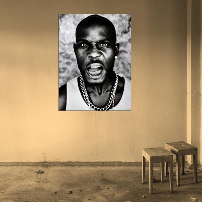 DMX Amazing Cool Portrait Rap Hip Hop Singer Wall Art Print Poster