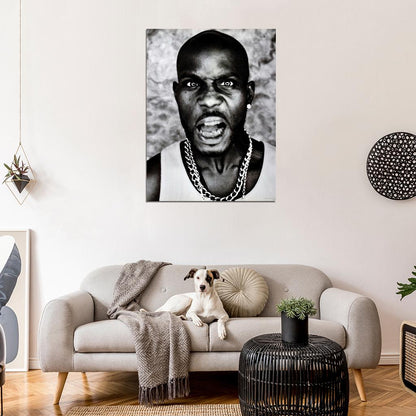 DMX Amazing Cool Portrait Rap Hip Hop Singer Wall Art Print Poster