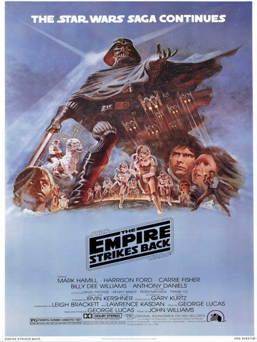 Star Wars The Empire Strikes Back Movie Wall Art Print Poster