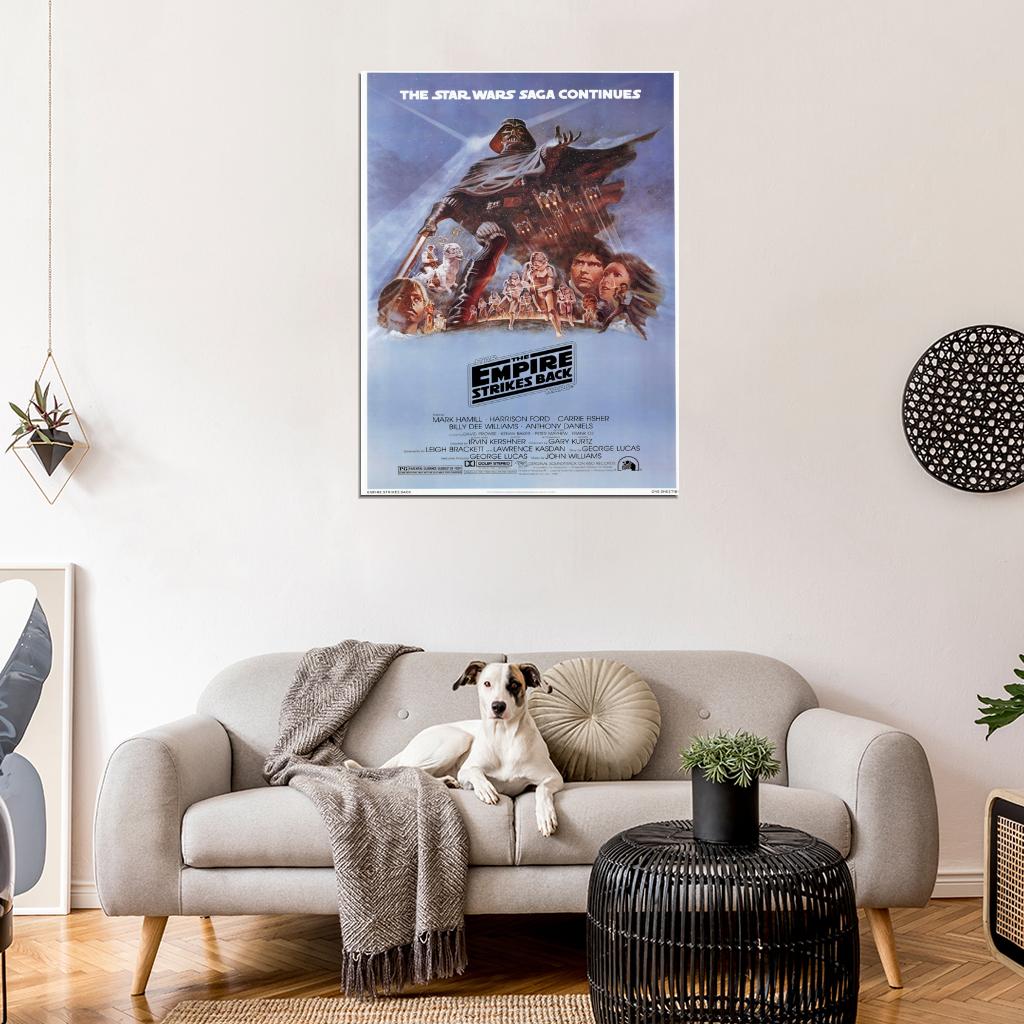 Star Wars The Empire Strikes Back Movie Wall Art Print Poster