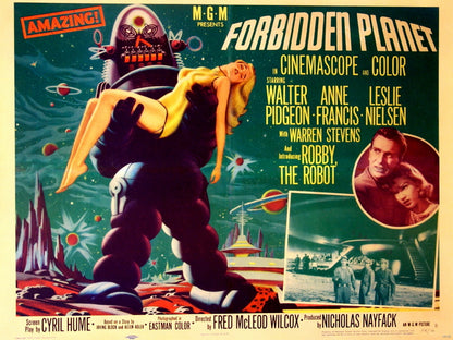 Forbidden Planet Retro Classic Movie Vintage Wall Art Print Poster