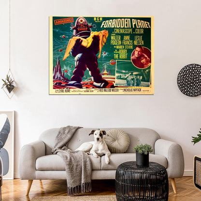 Forbidden Planet Retro Classic Movie Vintage Wall Art Print Poster