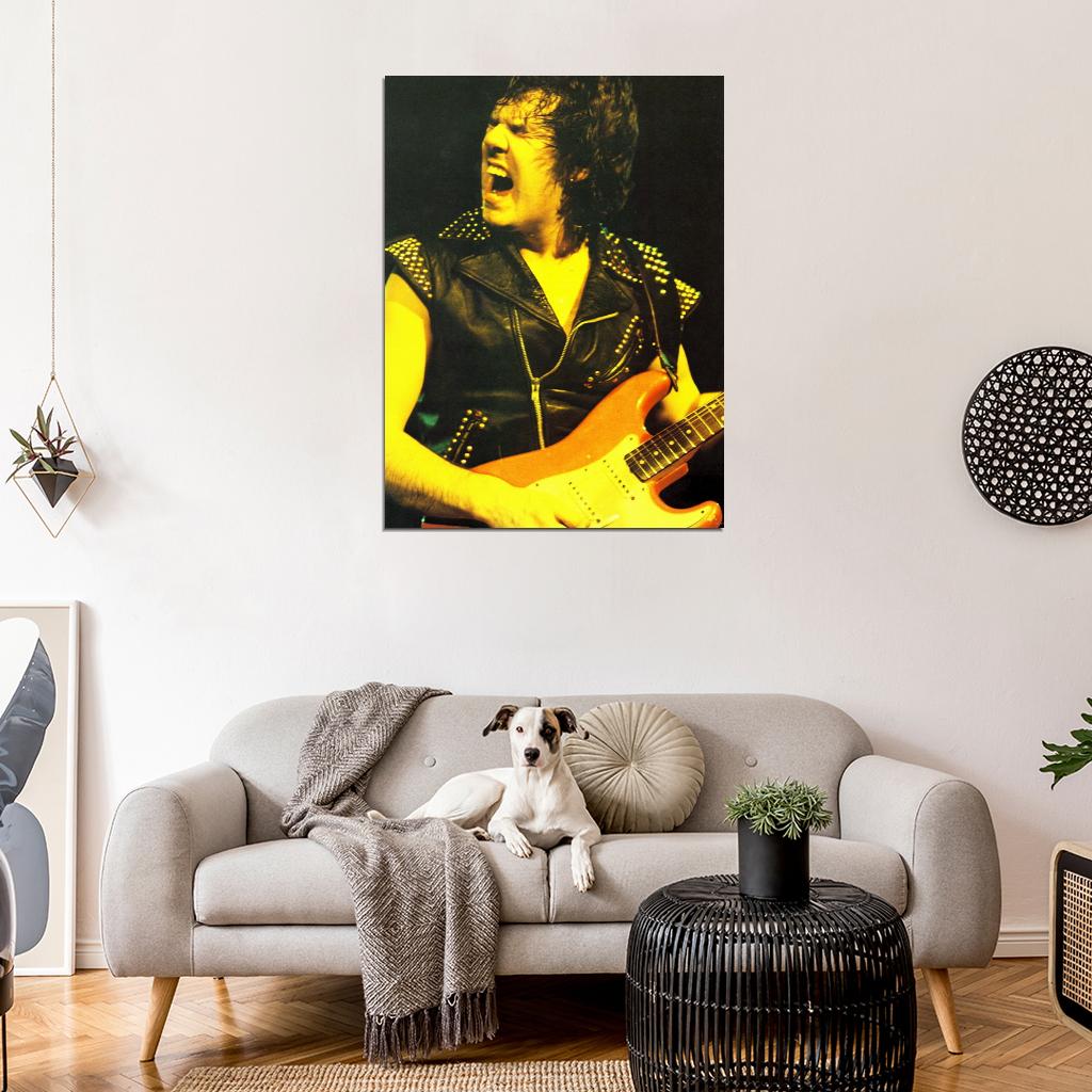 Gary Moore Hard Rock Music Singer Wall Art Print Poster