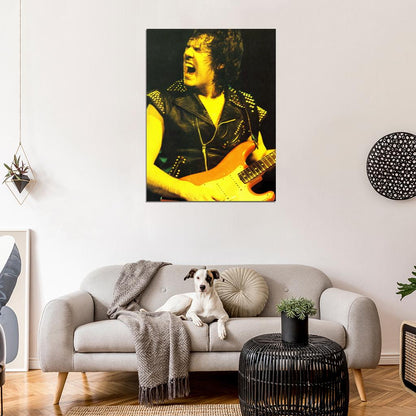 Gary Moore Hard Rock Music Singer Wall Art Print Poster