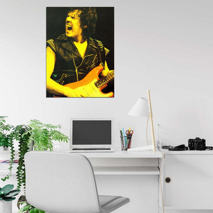 Gary Moore Hard Rock Music Singer Wall Art Print Poster