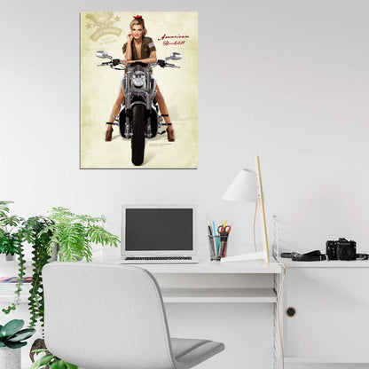 Marisa Miller American Hot Pin Up Model Wall Art Print Poster
