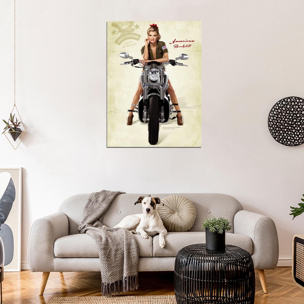 Marisa Miller American Hot Pin Up Model Wall Art Print Poster
