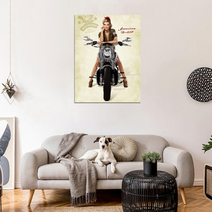 Marisa Miller American Hot Pin Up Model Wall Art Print Poster