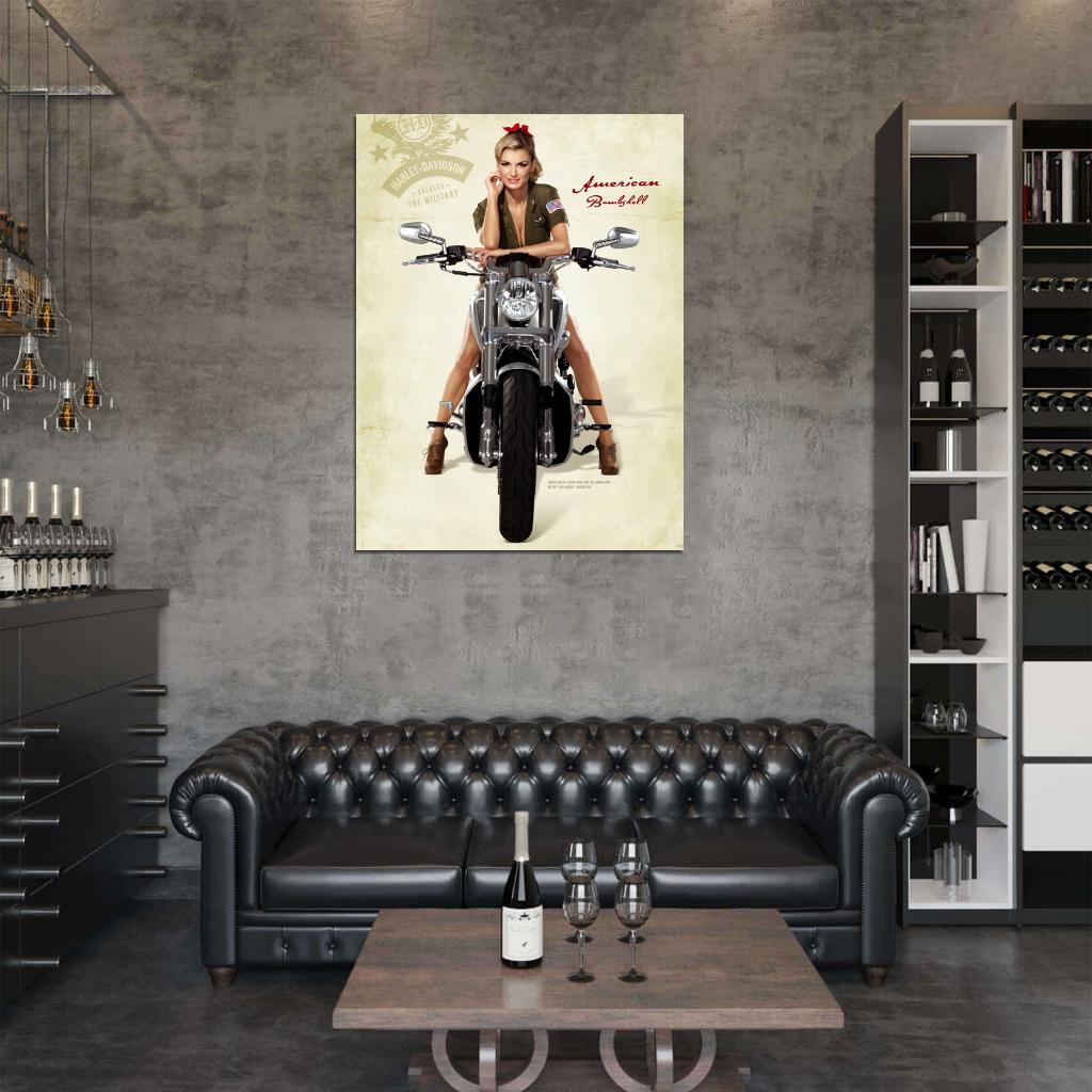 Marisa Miller American Hot Pin Up Model Wall Art Print Poster