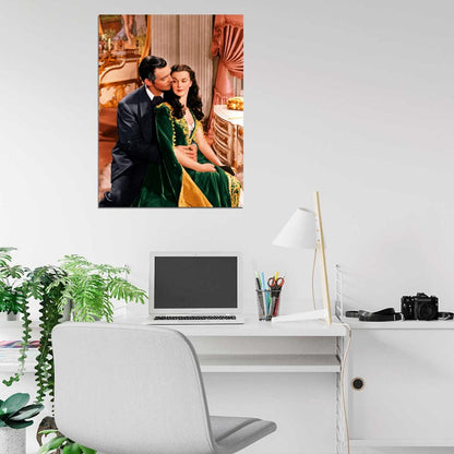 Gone With The Wind Retro Classic Movie Vintage Wall Art Print Poster