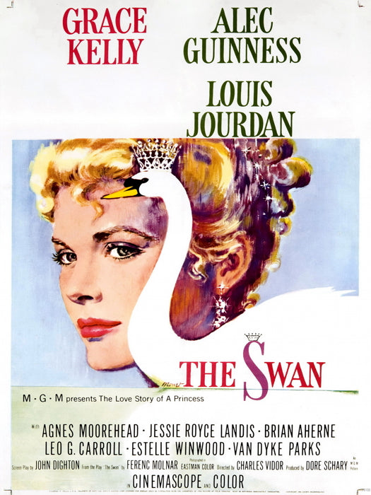 The Swan Grace Kelly Retro Movie Vintage Wall Art Print Poster
