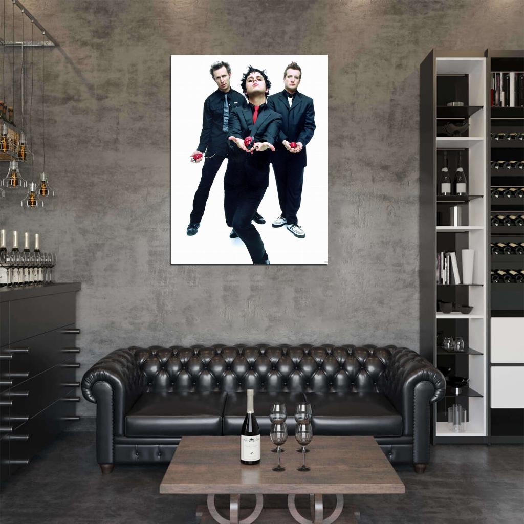 Green Day American Idiot Punk Rock Music Band Wall Art Print Poster
