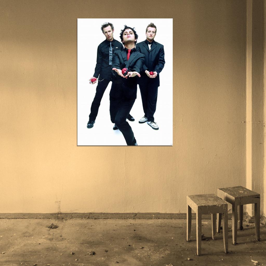 Green Day American Idiot Punk Rock Music Band Wall Art Print Poster