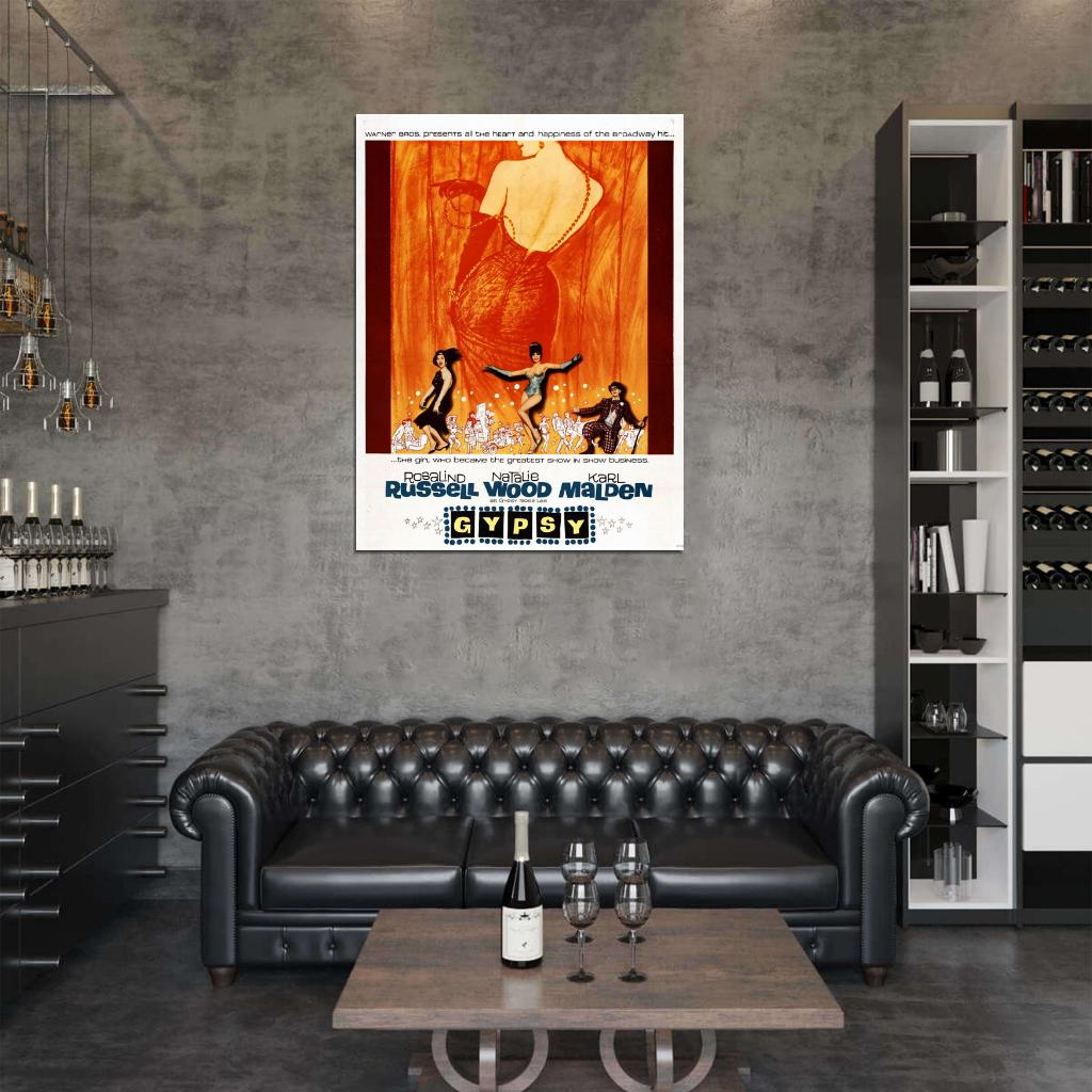 Gypsy Natalie Wood Classic Movie Vintage Wall Art Print Poster