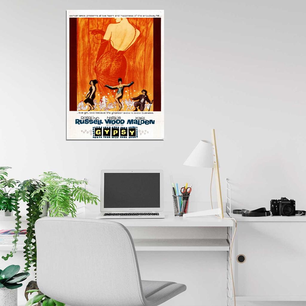Gypsy Natalie Wood Classic Movie Vintage Wall Art Print Poster