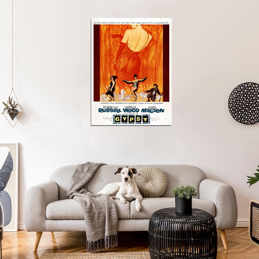 Gypsy Natalie Wood Classic Movie Vintage Wall Art Print Poster