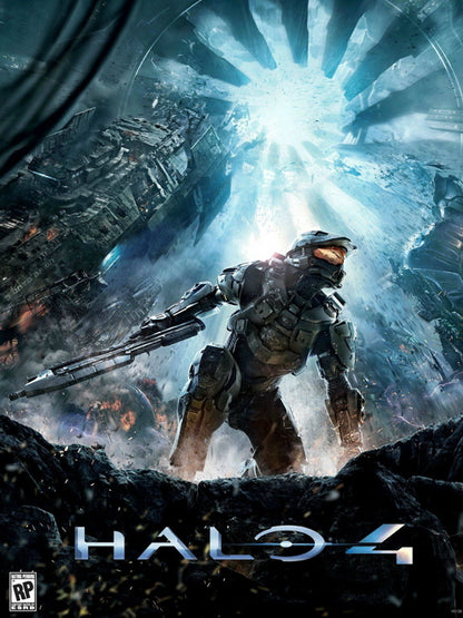 Halo Master Chief Video Game Wall Art Print Poster