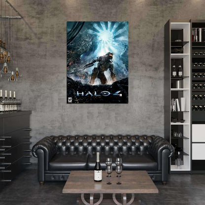 Halo Master Chief Video Game Wall Art Print Poster