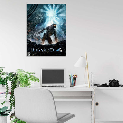 Halo Master Chief Video Game Wall Art Print Poster