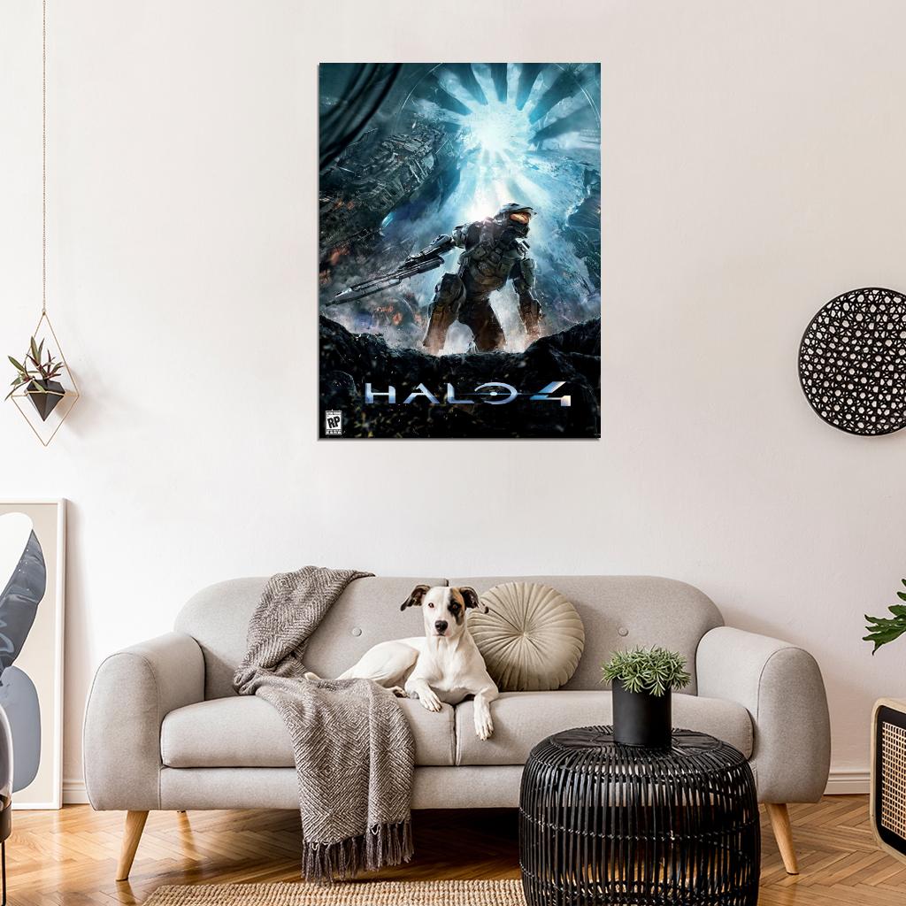 Halo Master Chief Video Game Wall Art Print Poster