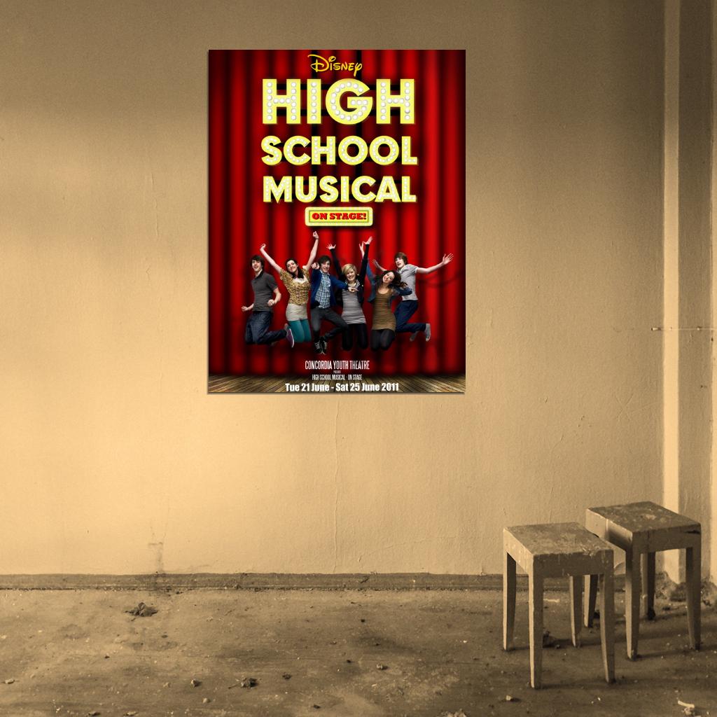 High School Musical Characters Tv Series Wall Art Print Poster