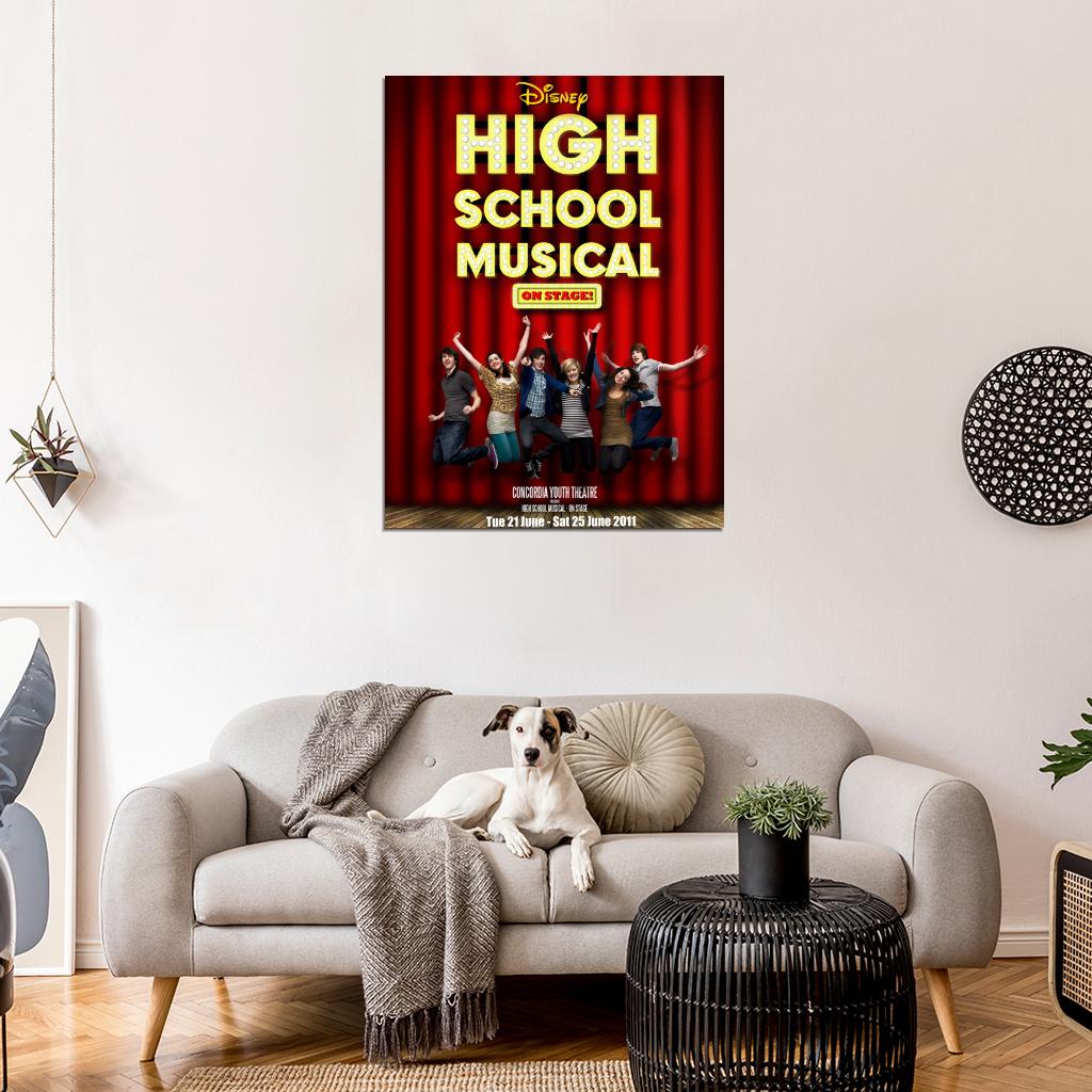 High School Musical Characters Tv Series Wall Art Print Poster