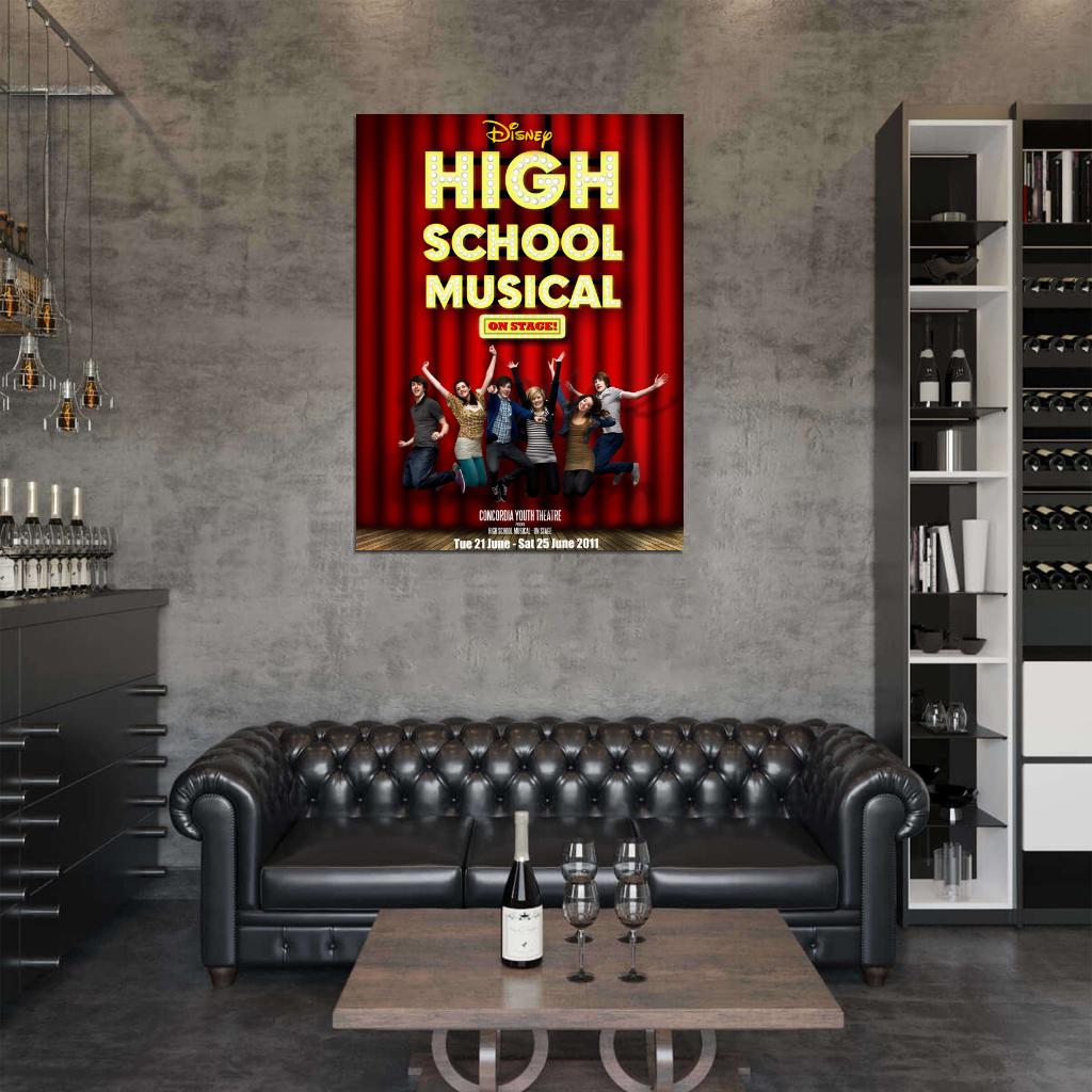High School Musical Characters Tv Series Wall Art Print Poster