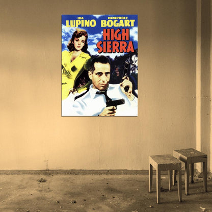High Sierra 1941 Retro Classic Movie Vintage Wall Art Print Poster