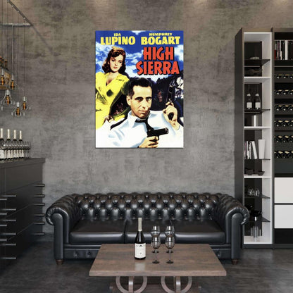 High Sierra 1941 Retro Classic Movie Vintage Wall Art Print Poster