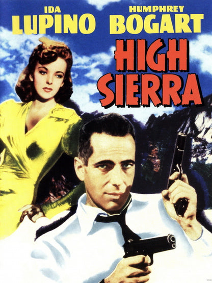 High Sierra 1941 Retro Classic Movie Vintage Wall Art Print Poster