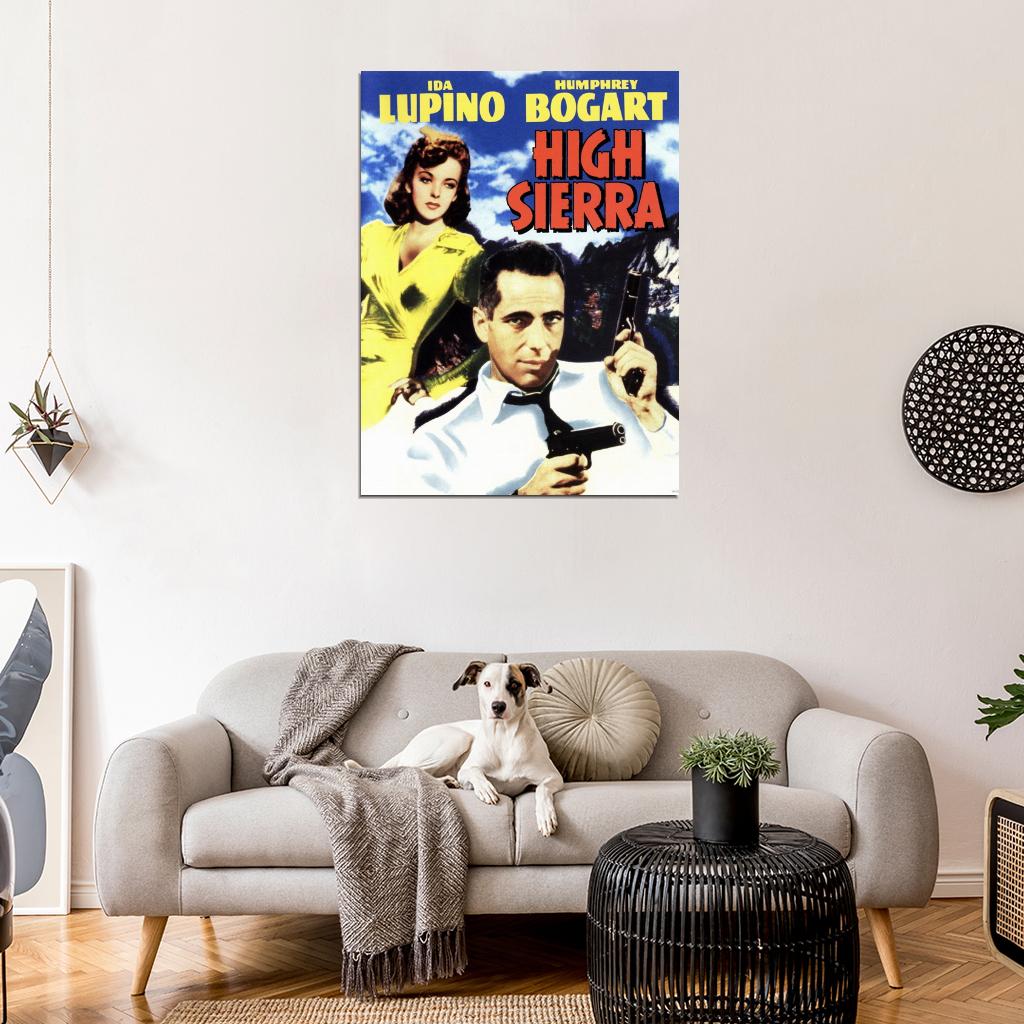 High Sierra 1941 Retro Classic Movie Vintage Wall Art Print Poster