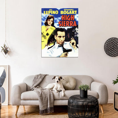 High Sierra 1941 Retro Classic Movie Vintage Wall Art Print Poster