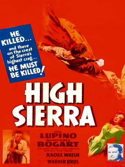 High Sierra 1941 Retro Classic Movie Vintage Wall Art Print Poster