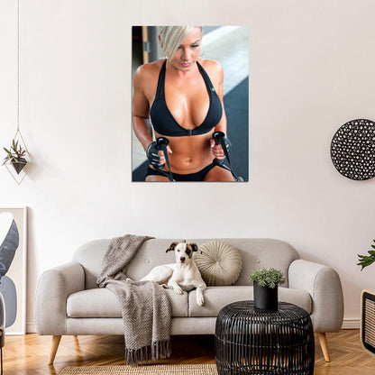 Hope Alexa Sexy Hot Body Wall Art Print Poster